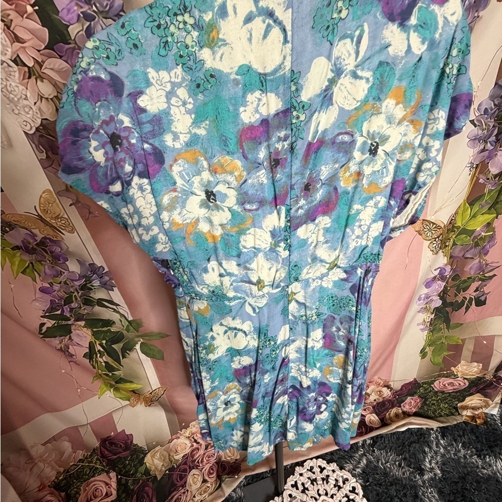 FREE PEOPLE Freddy Tie Mini Dress In Night Combo In Multi SIZE XS - Picture 7 of 10